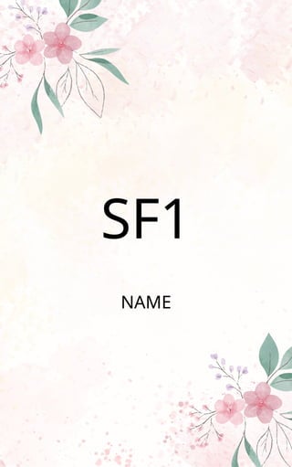 SF1
NAME
 