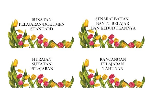 Cover Pembahagi Fail Panitia 2014