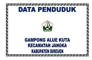 Cover sampul data penduduk
