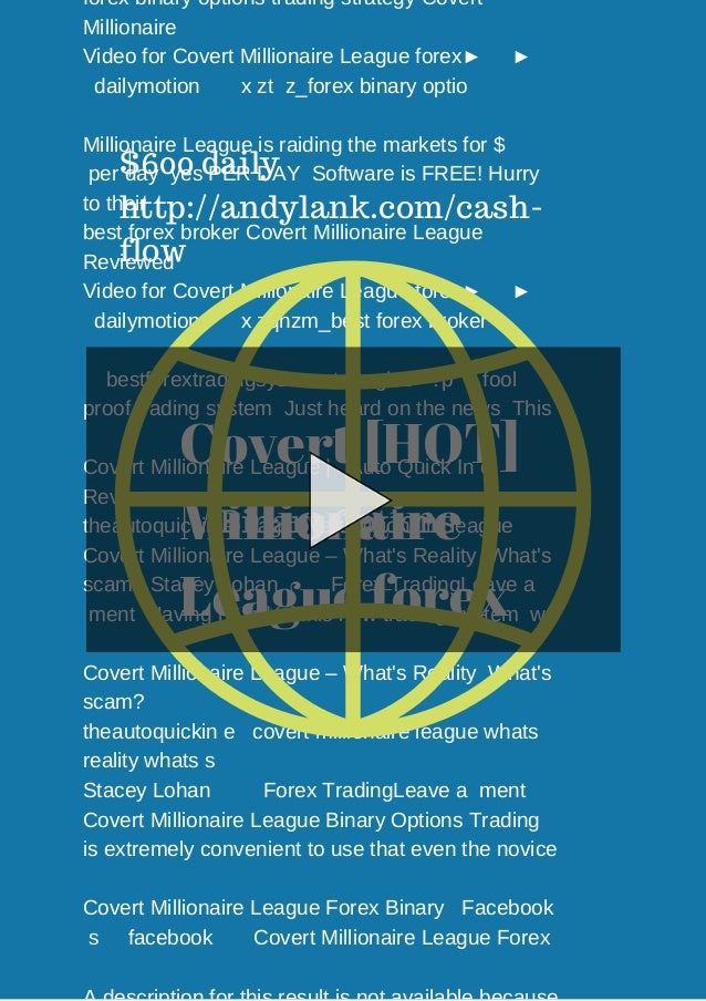 Binary options millionaire strategy