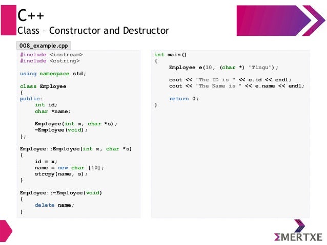 C++ programming