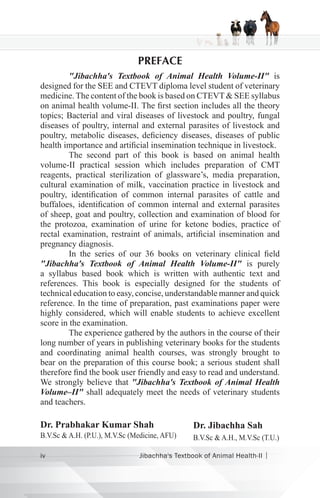 Jibachha's Textbook of Animal Health Volume-II | PDF