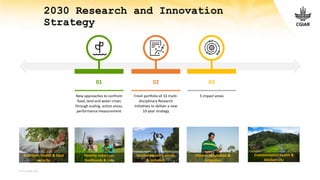 CGIAR in Ethiopia, transition and global perspectives: Transforming food, land and water systems in a climate crisis 