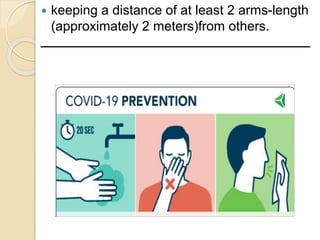  keeping a distance of at least 2 arms-length
(approximately 2 meters)from others.
‫ـــــــــــــــــــــــــــــــــــــــــــــــــــــــــــــــــــــــــــــــــــــــــــــــــ‬
 