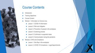 Covid 19 awareness training - managers v2 - intro | PPTX | Infectious ...