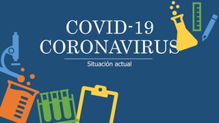 COVID-19
CORONAVIRUS
Situación actual
 