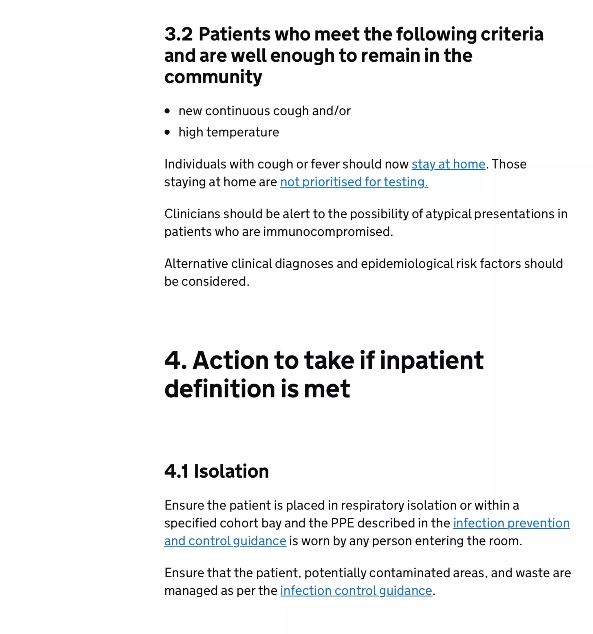 COVID-19 Guidance for Investigation & Clinical Case Management | PDF