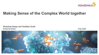 Making Sense of the Complex World together
Workshop Design and Facilitator Guide
Dr Bonnie Cheuk 8 Apr 2020
 