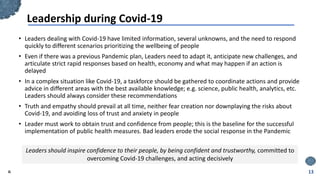 Covid 19 lessons learned | PDF