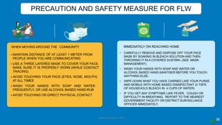 Covid 19 Response and Containment  Measures