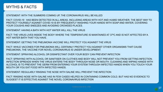 Covid 19 Response and Containment  Measures