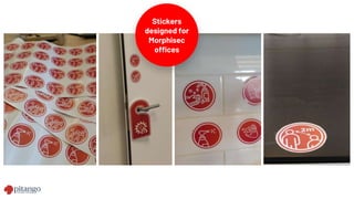 Stickers
designed for
Morphisec
offices
 