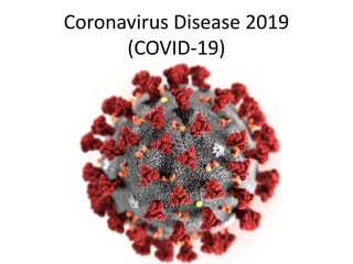 Coronavirus Disease 2019
(COVID-19)
 