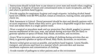 INFECTION CONTROL PROTOCOL DURING COVID-19 IN DENTISTRY