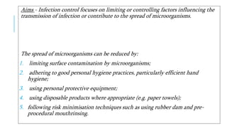 INFECTION CONTROL PROTOCOL DURING COVID-19 IN DENTISTRY