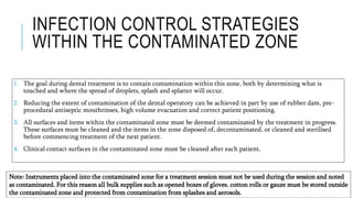 INFECTION CONTROL PROTOCOL DURING COVID-19 IN DENTISTRY