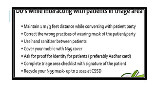 INFECTION CONTROL PROTOCOL DURING COVID-19 IN DENTISTRY