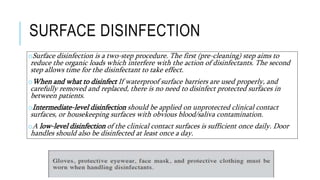 INFECTION CONTROL PROTOCOL DURING COVID-19 IN DENTISTRY