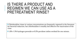 INFECTION CONTROL PROTOCOL DURING COVID-19 IN DENTISTRY