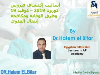 ‫أسبنيت‬
‫إكتشبف‬
‫فيشٔط‬
‫كٕسَٔب‬
2019
–
‫كٕفيذ‬
19
‫ٔيكبفذخ‬ ‫انٕلبيخ‬ ‫ٔطشق‬
‫إَتمبل‬
‫انؼذٔي‬
By
Dr Hatem el Bitar
Egyptian fellowship
Lecturer in AP
Academy
 