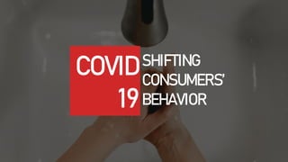 SHIFTING
CONSUMERS’
BEHAVIOR
COVID
19
 