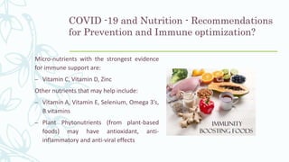 NUTRITION AND COVID 19 PANDEMIC | PPTX