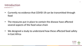 COVID-19 mitigation and effects on food safety