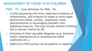 Pims Lab Covid 19 in children | PDF