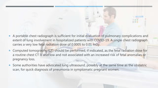 Covid19 in pregnancy | PPTX