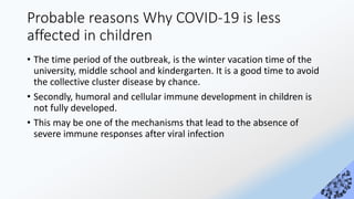 Obsense Infection Covid 19 Infection in Children | PDF