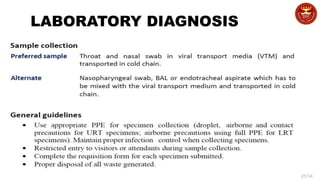 25/34
LABORATORY DIAGNOSIS
 