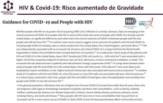 HIV & Covid-19: Risco aumentado de Gravidade
 