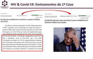 HIV & Covid-19: Ensinamentos do 1º Caso
 