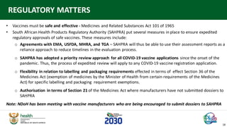 COVID-19 vaccine plan 