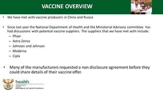 COVID-19 vaccine plan 