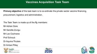 COVID-19 vaccine plan 