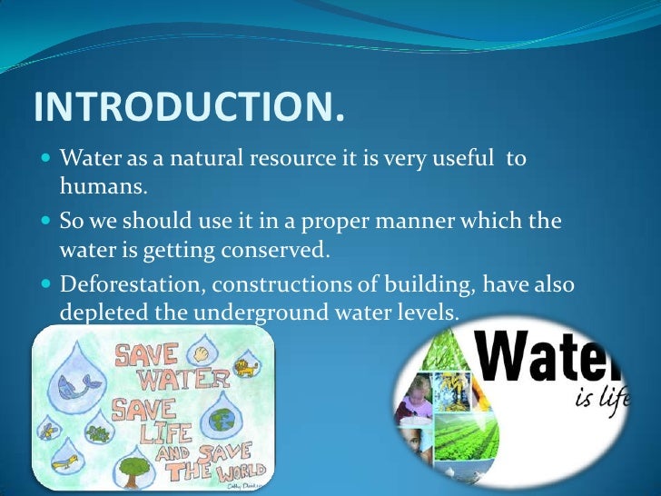 Water preservation essay picture