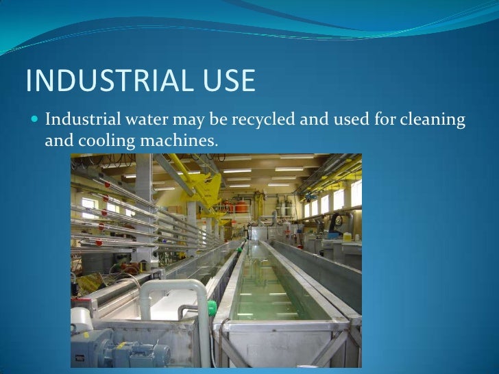 CONSERVATION OF WATER