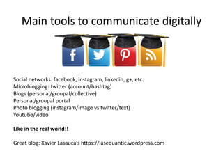 On the social impact of Open
Knowledge
• Scientists, scholars and universitites lead the
rankings of public perception, and people
trust them. It is their duty to pursue an
improvement using the tools provided by the
Internet, so their advances, their creation of
knowledge and their mastery of academic
fields be used effectively by anyone, anytime,
anywhere.
 