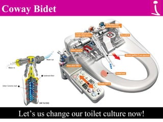 Coway Bidet Let’s us change our toilet culture now! 