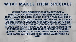 Dallas Cowboys: The Greatest Draft Classes