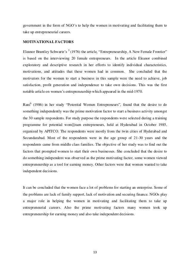 Sample Transfer Essay The Report Concluded That Women Entrepreneurship Requires Help From The Government Ethical Issue Essay also Communism Essay Project On Women Entrepreurnship Essay On Speech