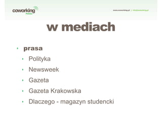 coworking |?WERSJA ROBOCZA
