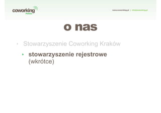 coworking |?WERSJA ROBOCZA