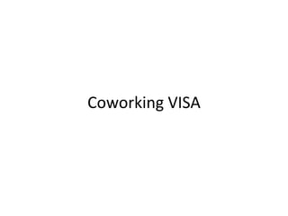 Coworking VISA 