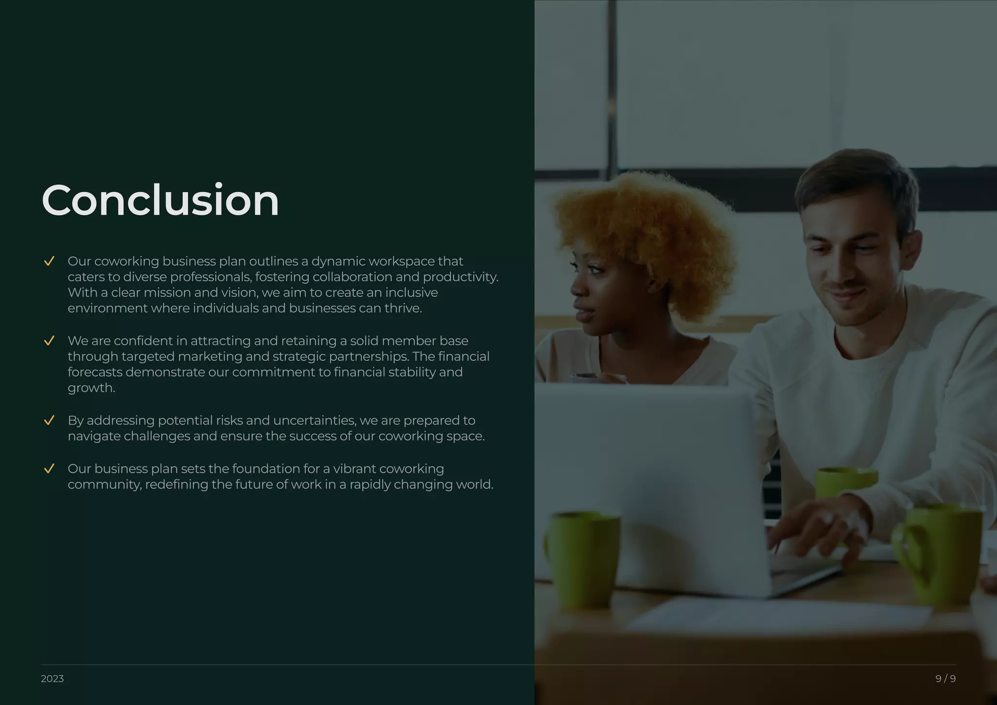 Coworking Space Business Plan Template PDF
