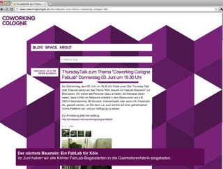 Das Prinzip Coworking - Coworking in Köln