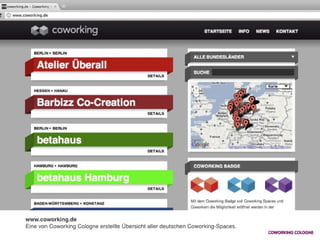 Das Prinzip Coworking - Coworking in Köln