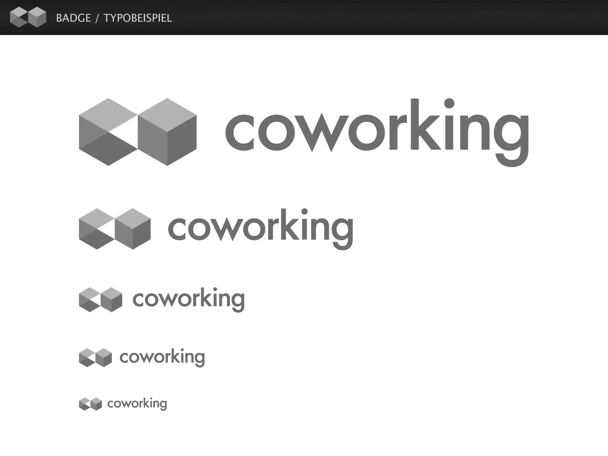 BADGE / TYPOBEISPIEL
 