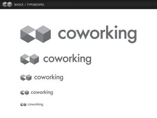 BADGE / TYPOBEISPIEL
 